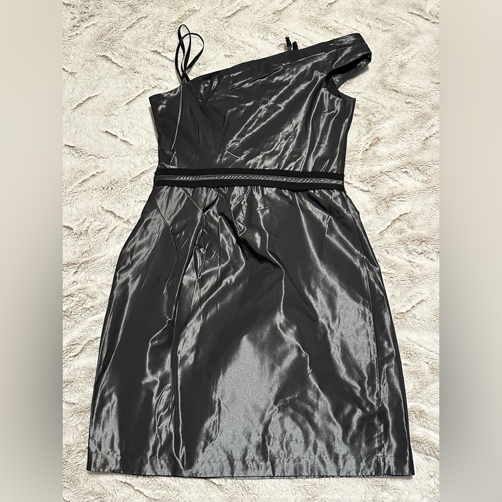 Bcbgeneration Asymmetrical Pleated One Shoulder C… - image 2